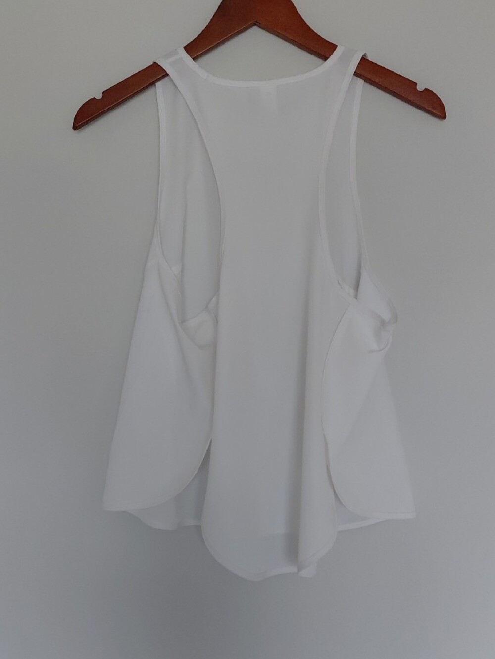 Yogalicious White Athletic Tank Top - Picture 3 of 3